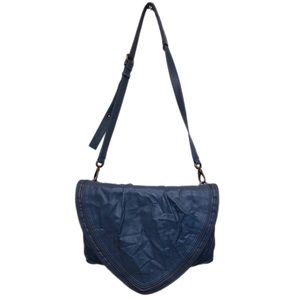 MATT & Natt Blue Bag with shoulder strap. Made from recycled plastic bottles